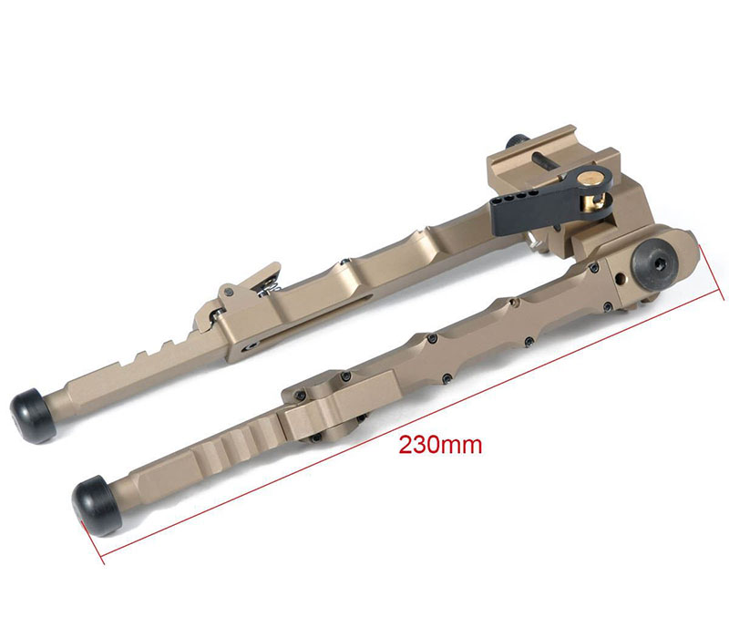Aluminum SR5 tripod Quick Detach SR-5 QD Bipod 20mm rail Tan
